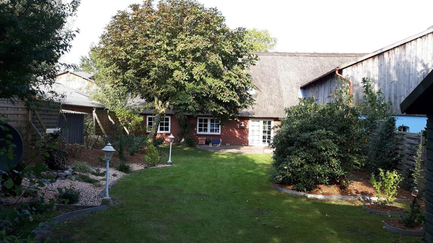 Villa Auszeit unter Reet Bordelum Exterior foto
